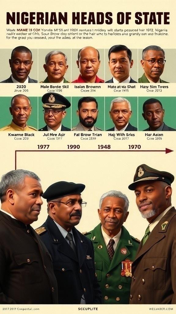Overview of Nigeria's Military Heads of State (1966-1999)