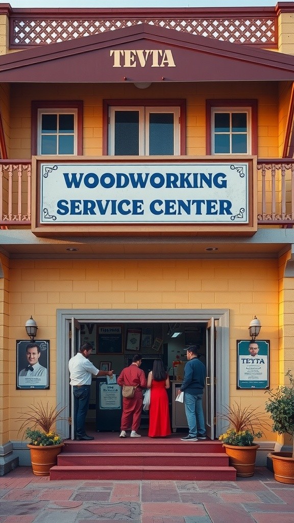 Student Experience in Wood Technology Cabinet Making at TEVTA Woodworking Service Center
