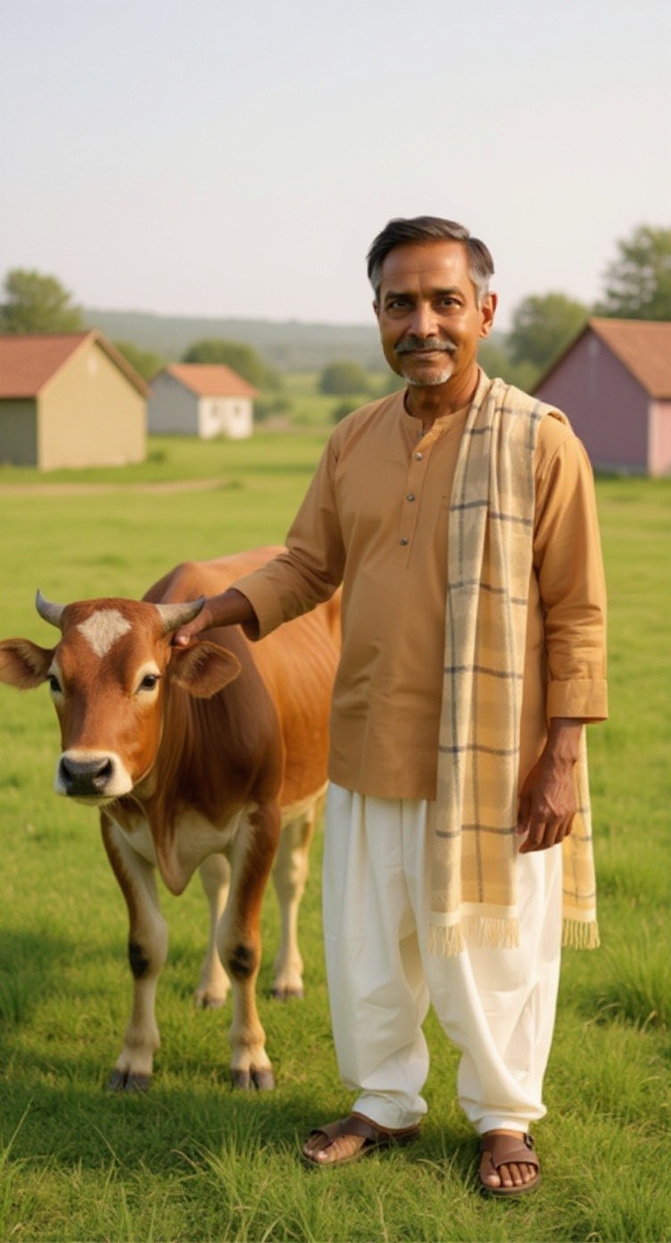 किसान और उसकी गाय: अपनापन की कहानी