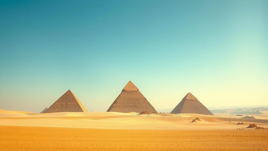 أسطورة الأهرامات: بناء العظمة في حضارة مصر القديمة