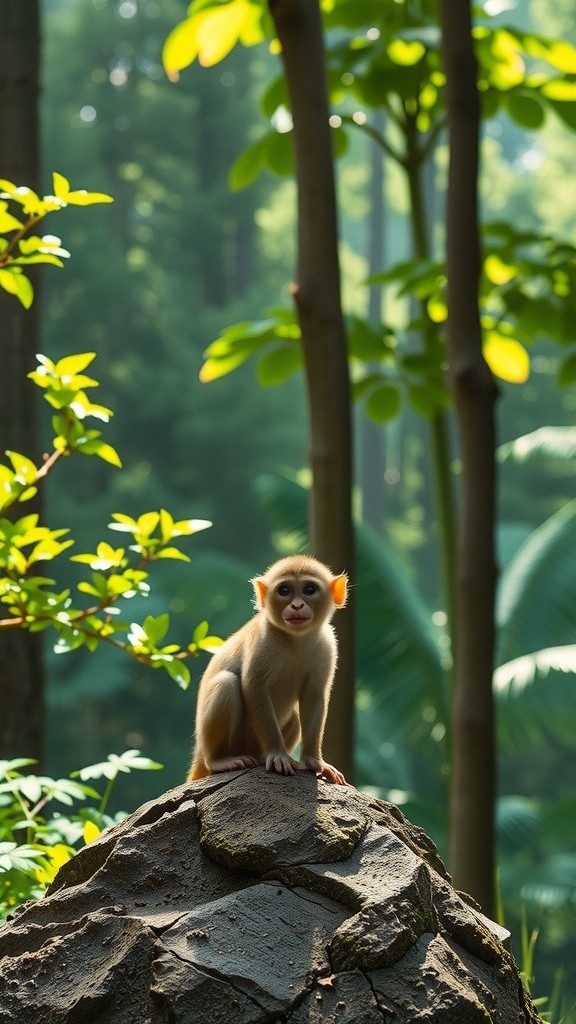 बंदर की दया की तलाश