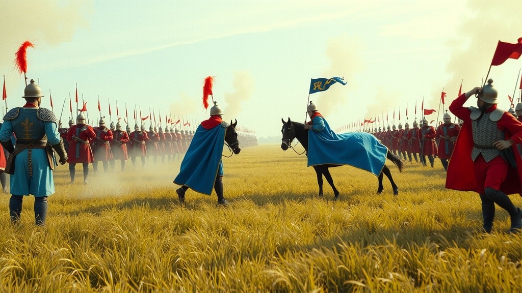 Epic Showdown: A Cinematic Battle of Indian Armies