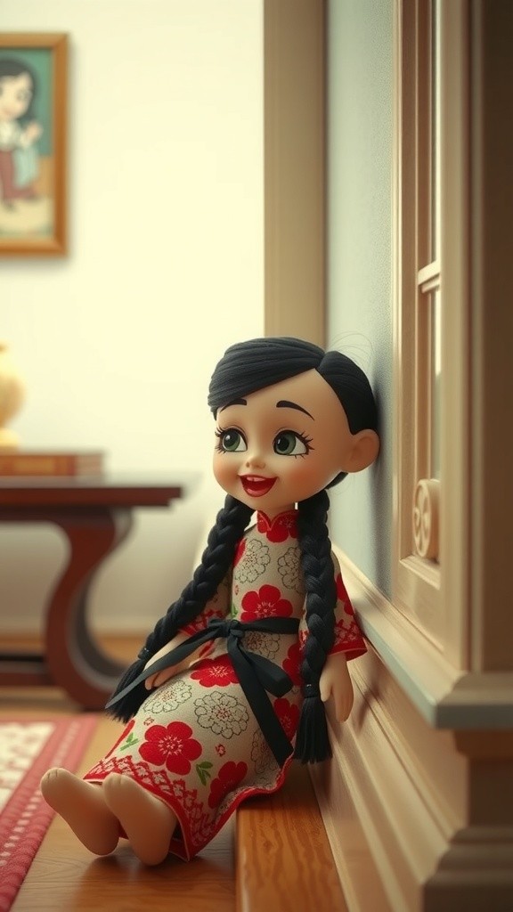 Boneka Tertawa Kerana Rambut Ipin!