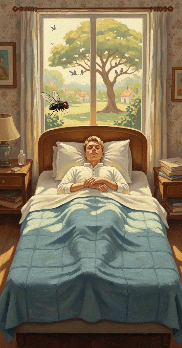 Lalu's Sleep Disturbance: A Funny Encounter with a Fly!
