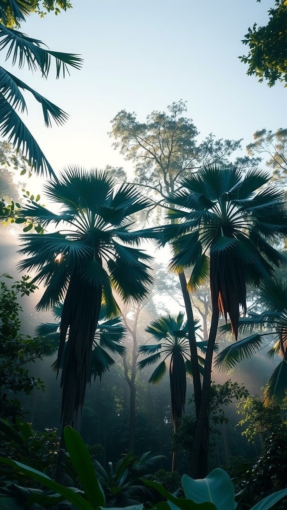 Pohon Palem Berjalan di Hutan Ajaib