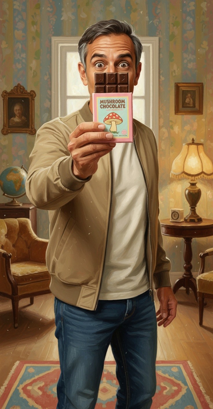 Mushroom Chocolate Magic: Snack Smart!