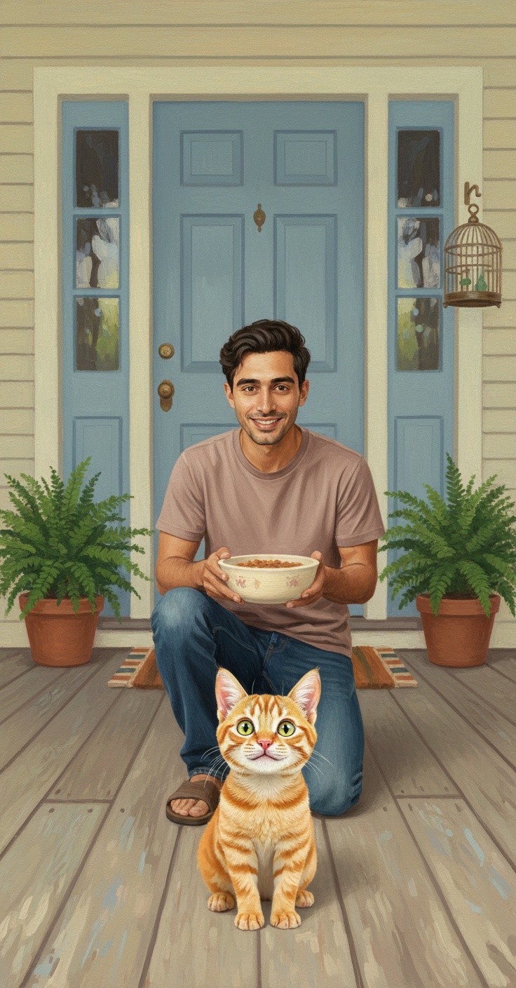 Kucing dan Ekornya yang Ketinggalan