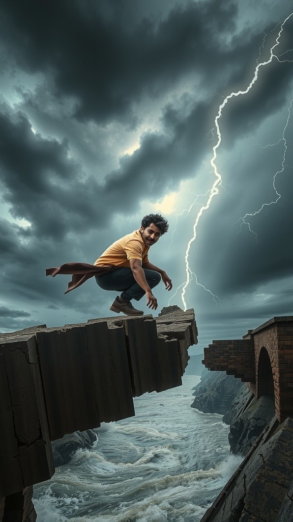 Spider-Man: Clash of Titans on the Ruined Bridge