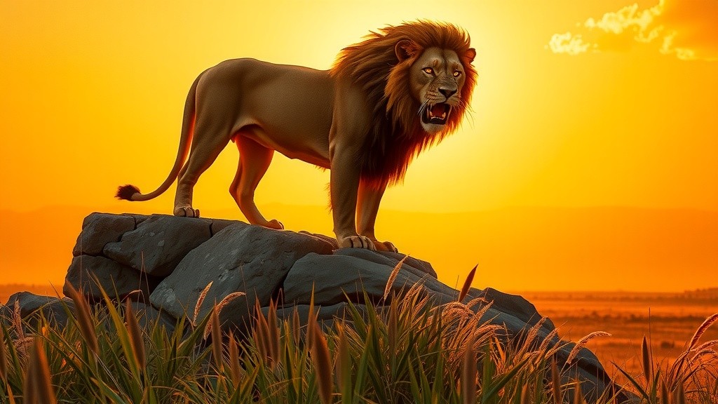 The Whispering Rock: A Lion's Call to Courage