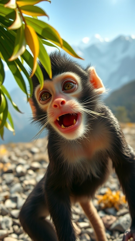 केदारनाथ में बंदर का अनोखा सफर