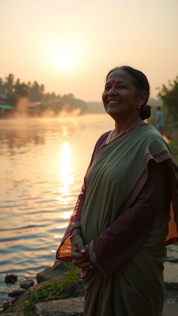 Asha and the Whispering Spirits of the River