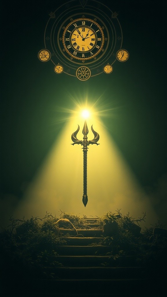 काल और त्रिशूल: शिव की अनंत रक्षा