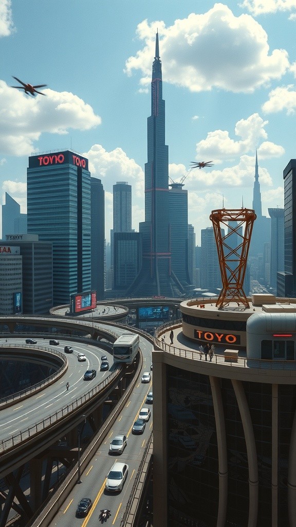 A Vision of Tomorrow: A Futuristic City