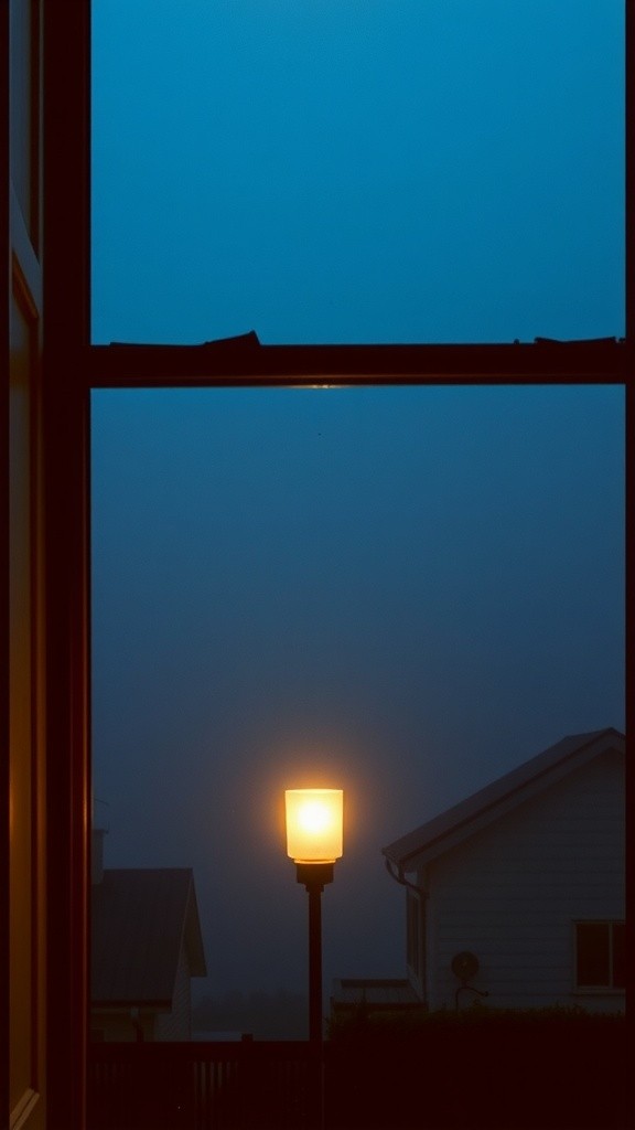 Lampu di Jendela Kecil Raka