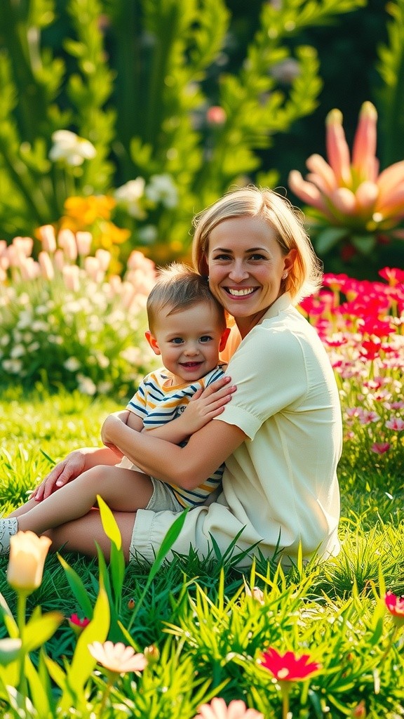 Adorable Baby Serenades Mummy in Sunny Garden Magic!