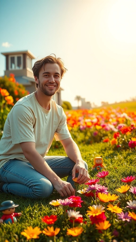Mom Saves Boy from Lion in Garden