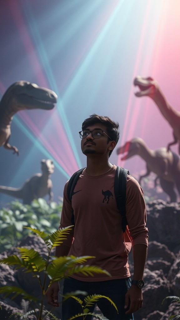 डायनासोर के बीच टाइम ट्रैवल!