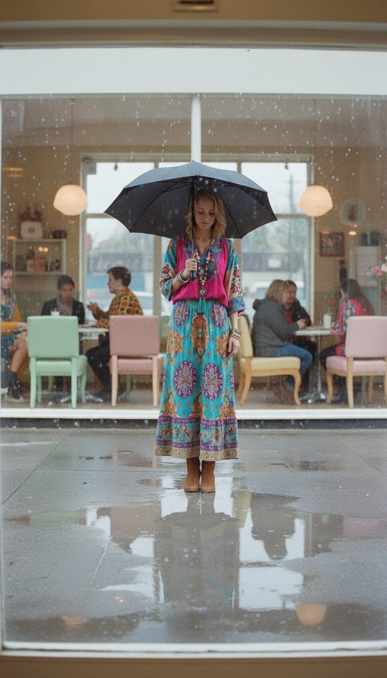 A Splash of Color and Coffee