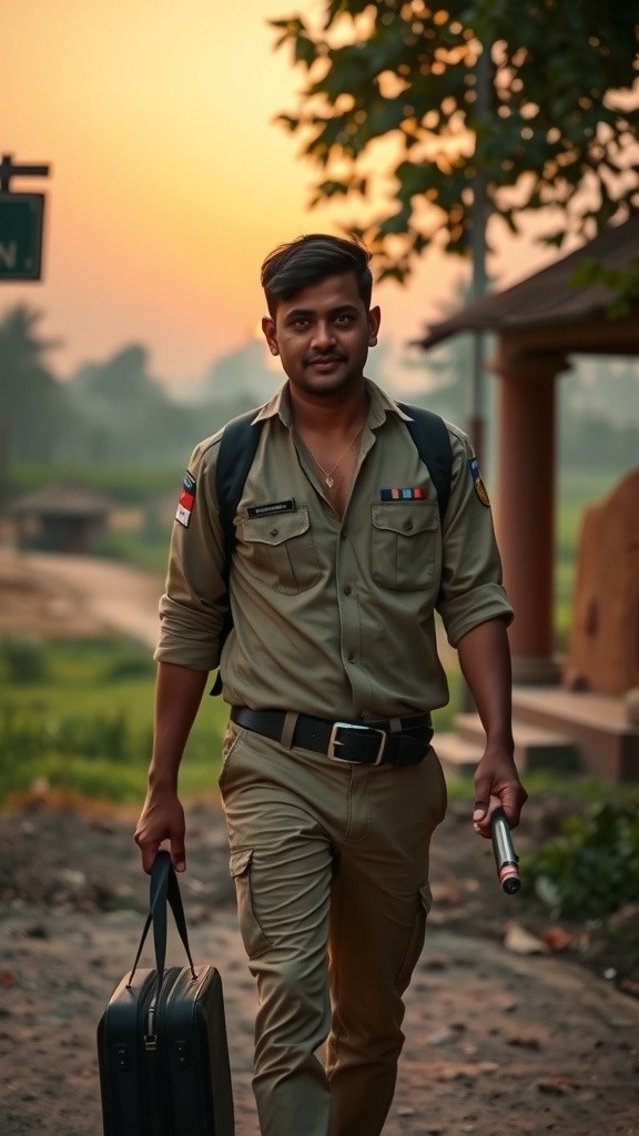 जवान का गर्व: मिट्टी का फल और देश की रक्षा