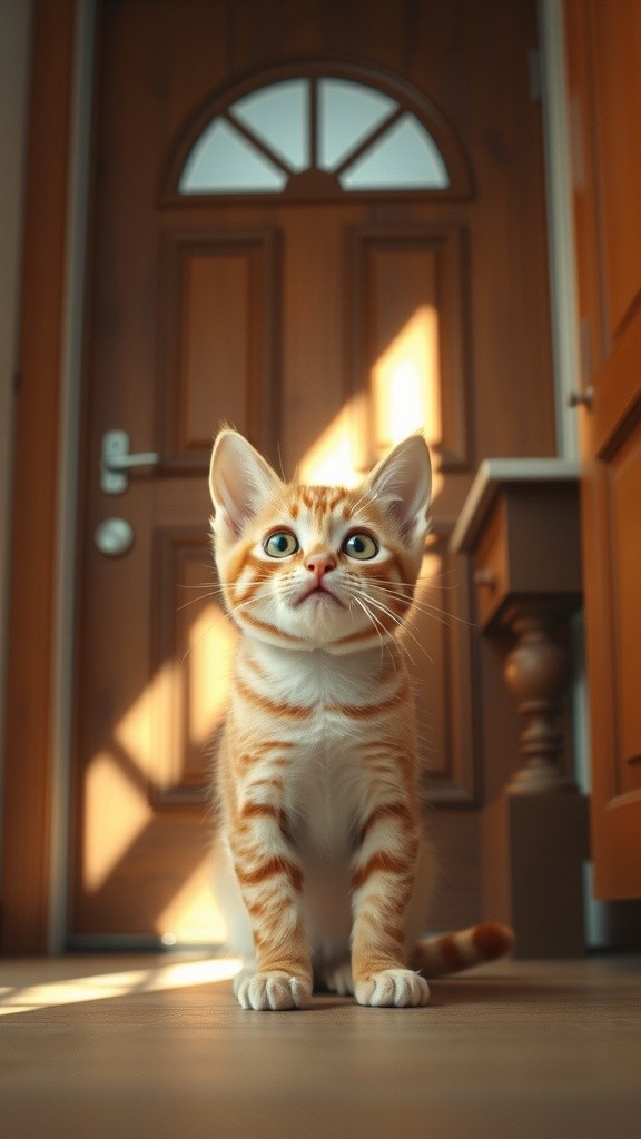 Luna the Alarm Cat: Wake-Up Call!