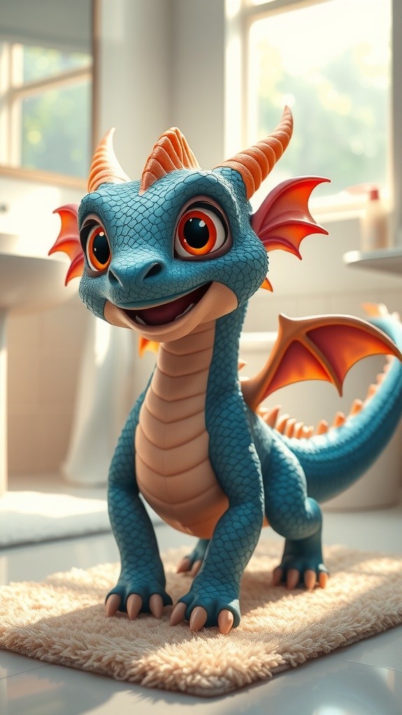 Draco's Delightful Tooth-Brushing Adventure