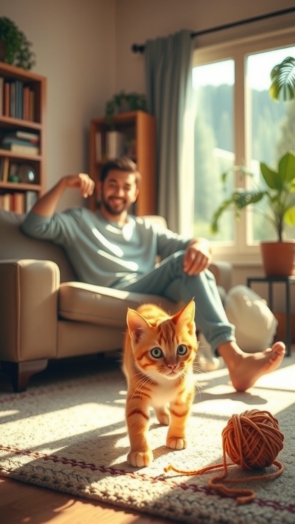 Kucing Pintar Memesan Es Krim