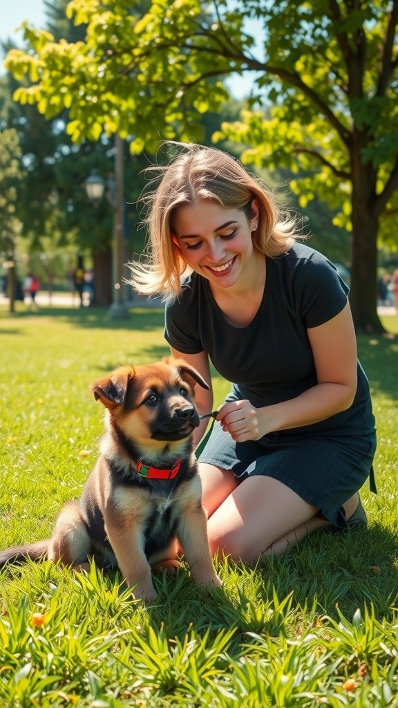 Training a German Shepherd Puppy
