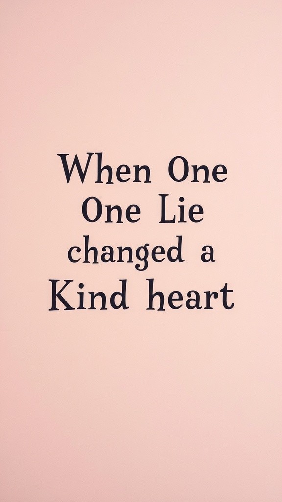 A Kind Heart's Dilemma