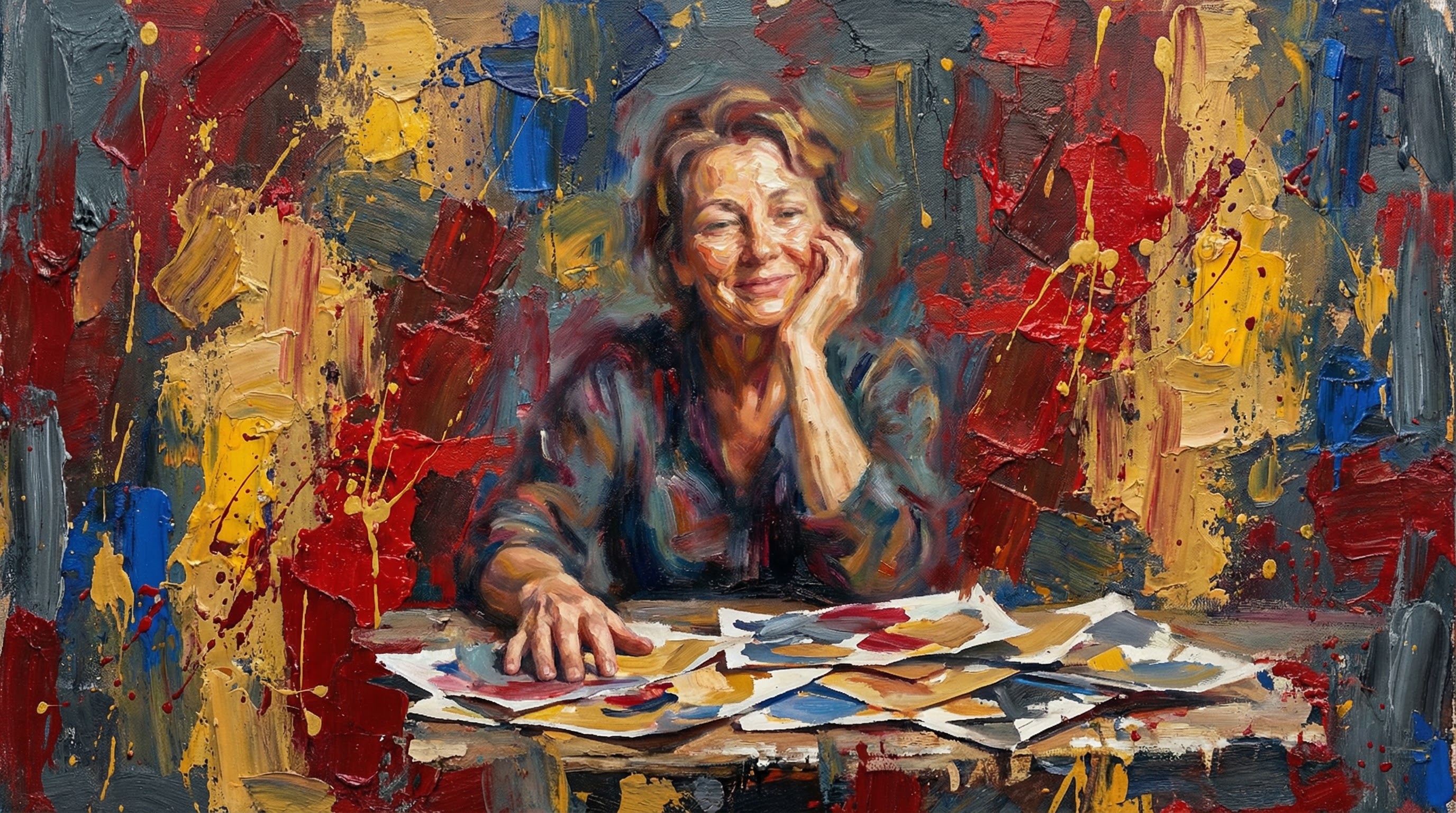 How to create Abstract Expressionist Painting Inspired videos - Step 2