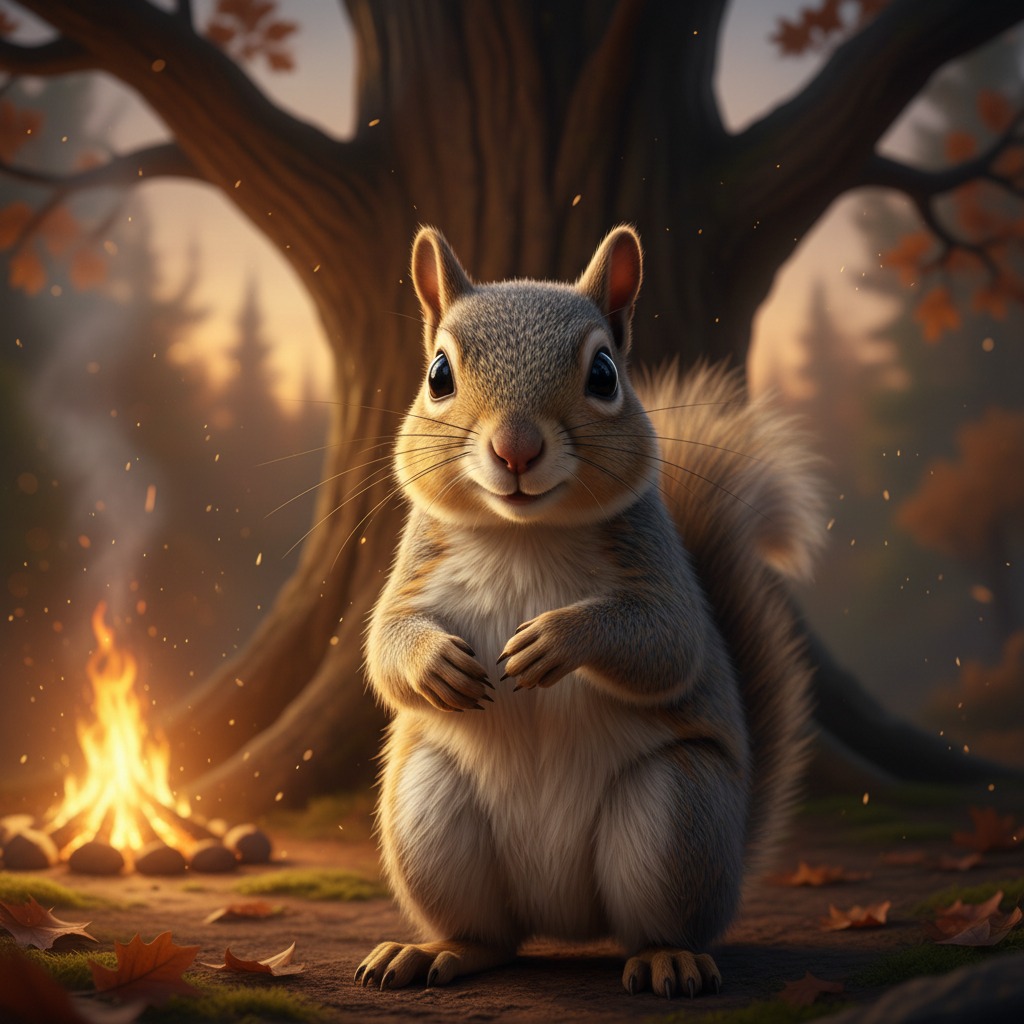 Acorn character hero