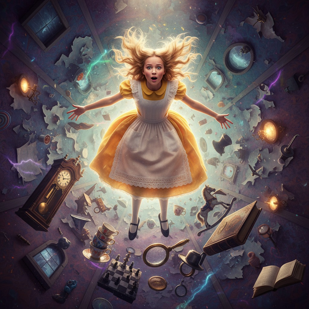 Alice In Wonderland action shot