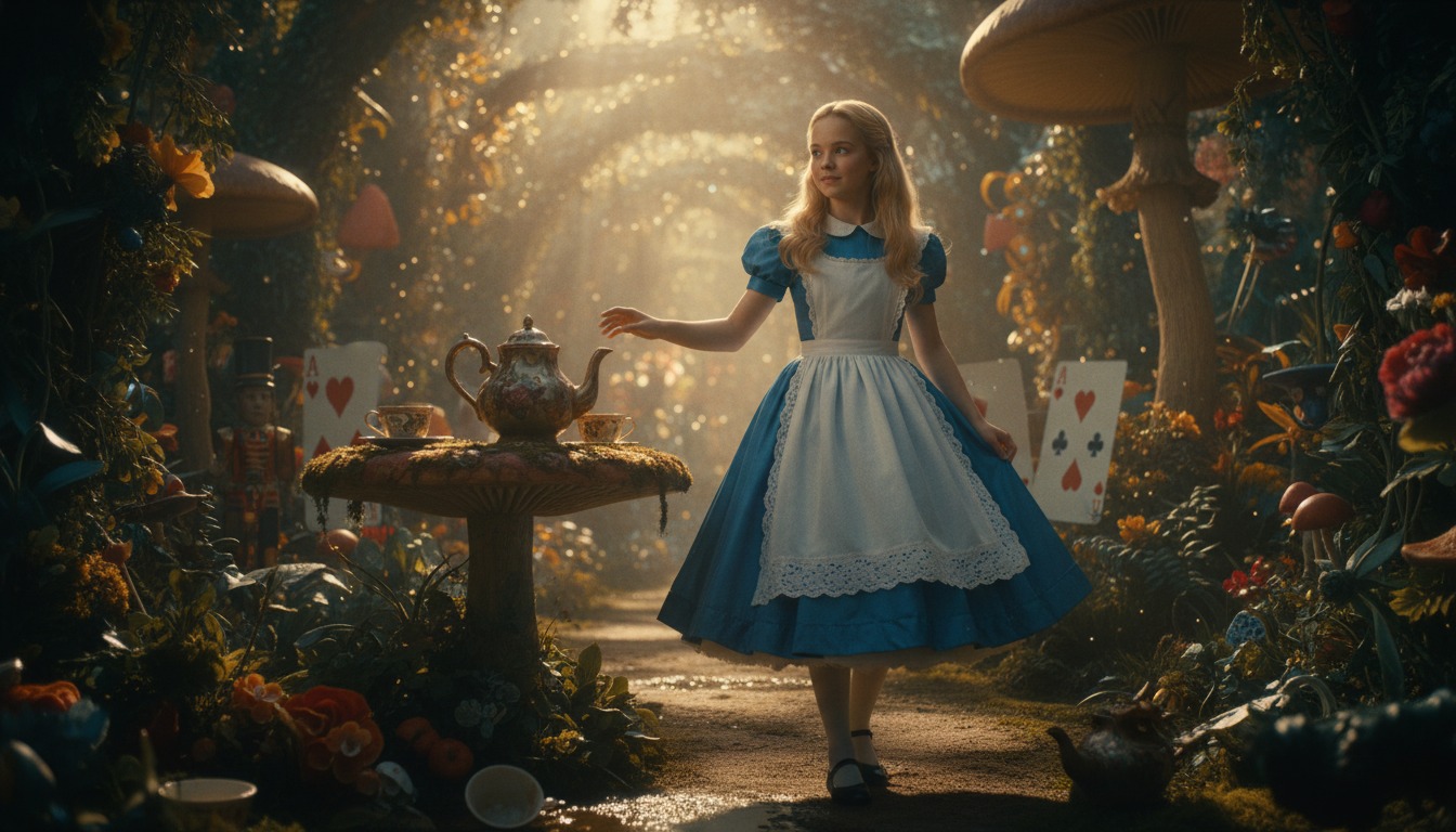 Alice In Wonderland how-to step 1