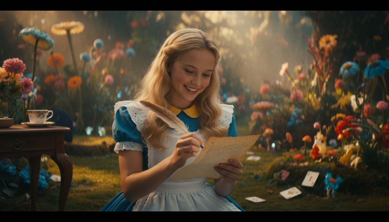Alice In Wonderland how-to step 2