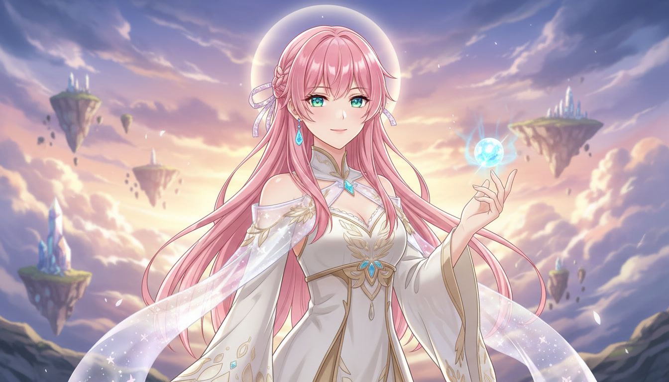 Anime style character portrait