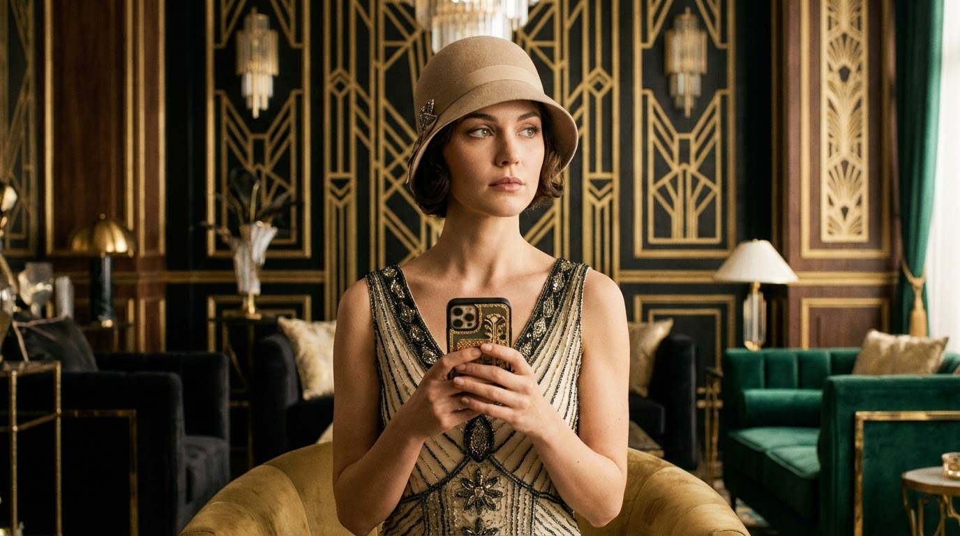 How to create Art Deco inspired like The Great Gatsby style - Step 3