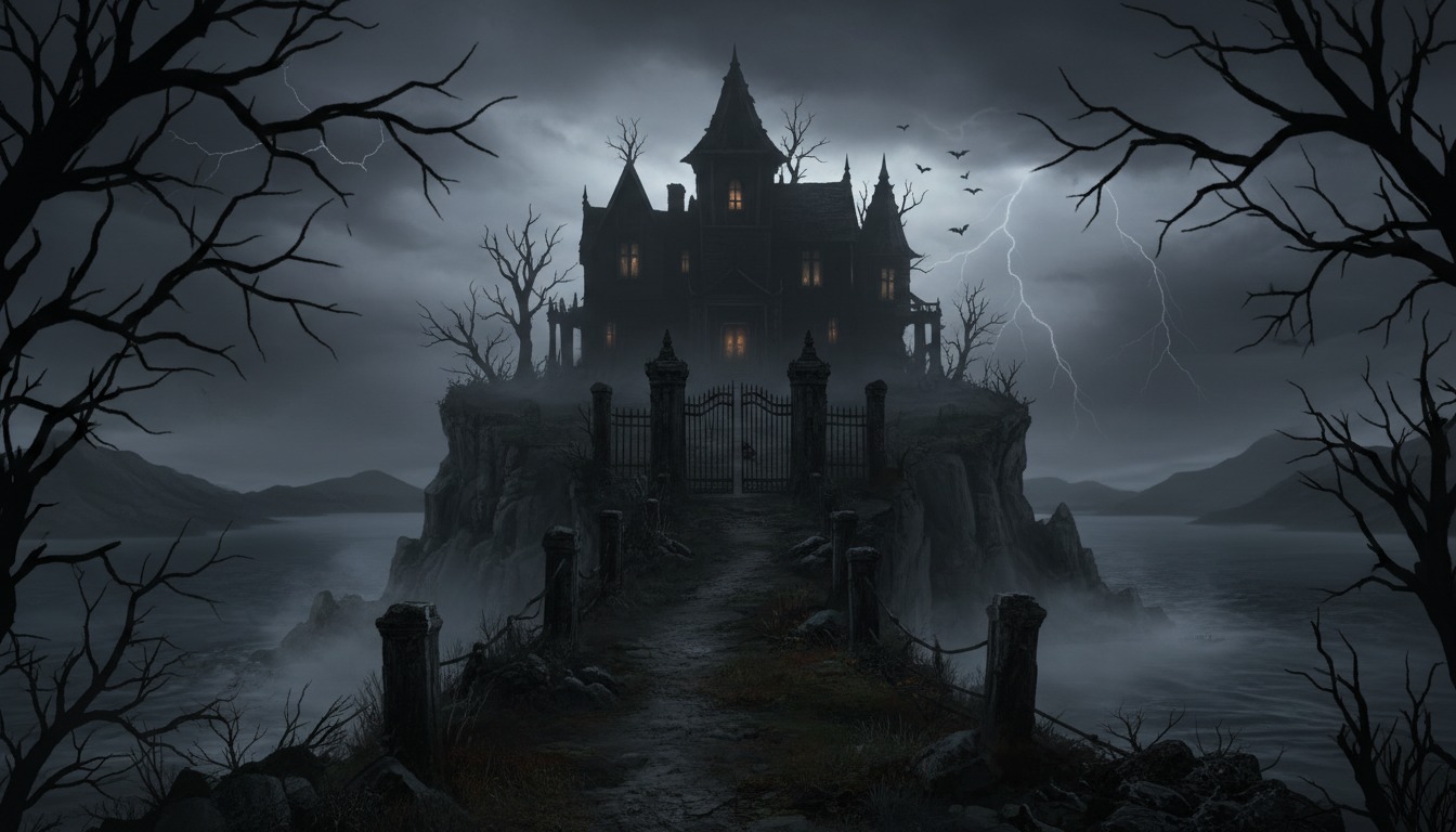 Step 1: Select Classic Horror style - Dark Victorian mansion with candlelit corridors and ominous shadows