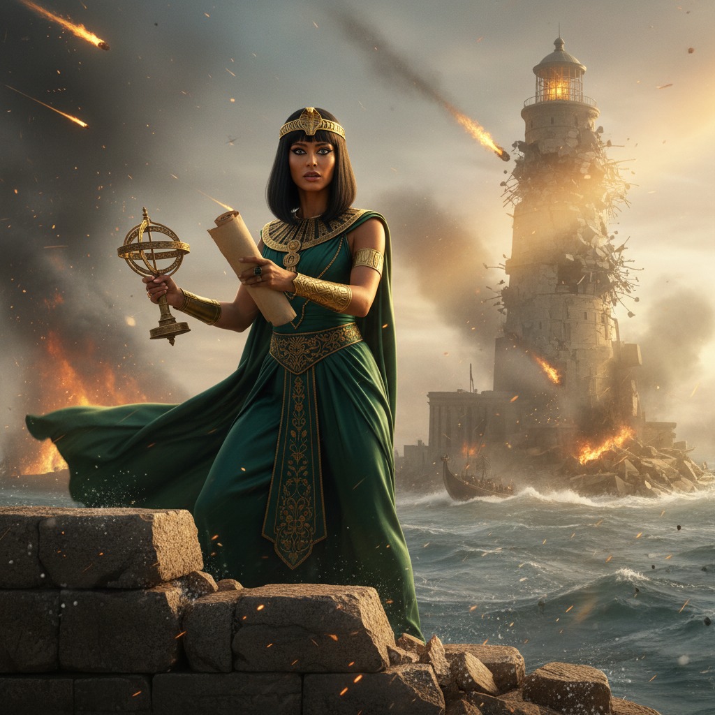 Cleopatra action shot