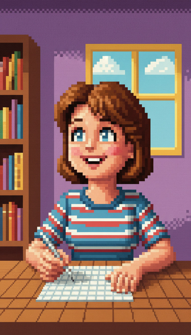 Step 2: Add your content in 8-bit Retro style