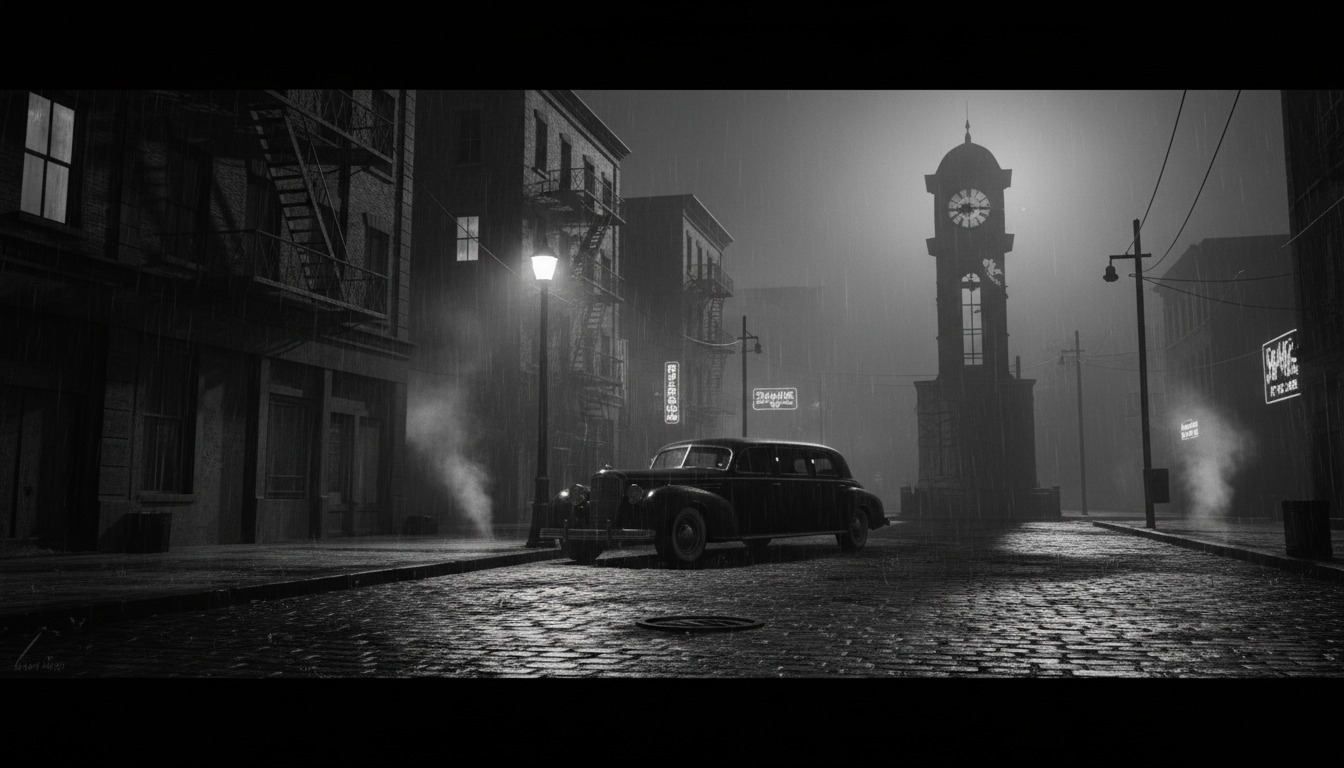 Step 1: Create your custom film noir Hollywood style