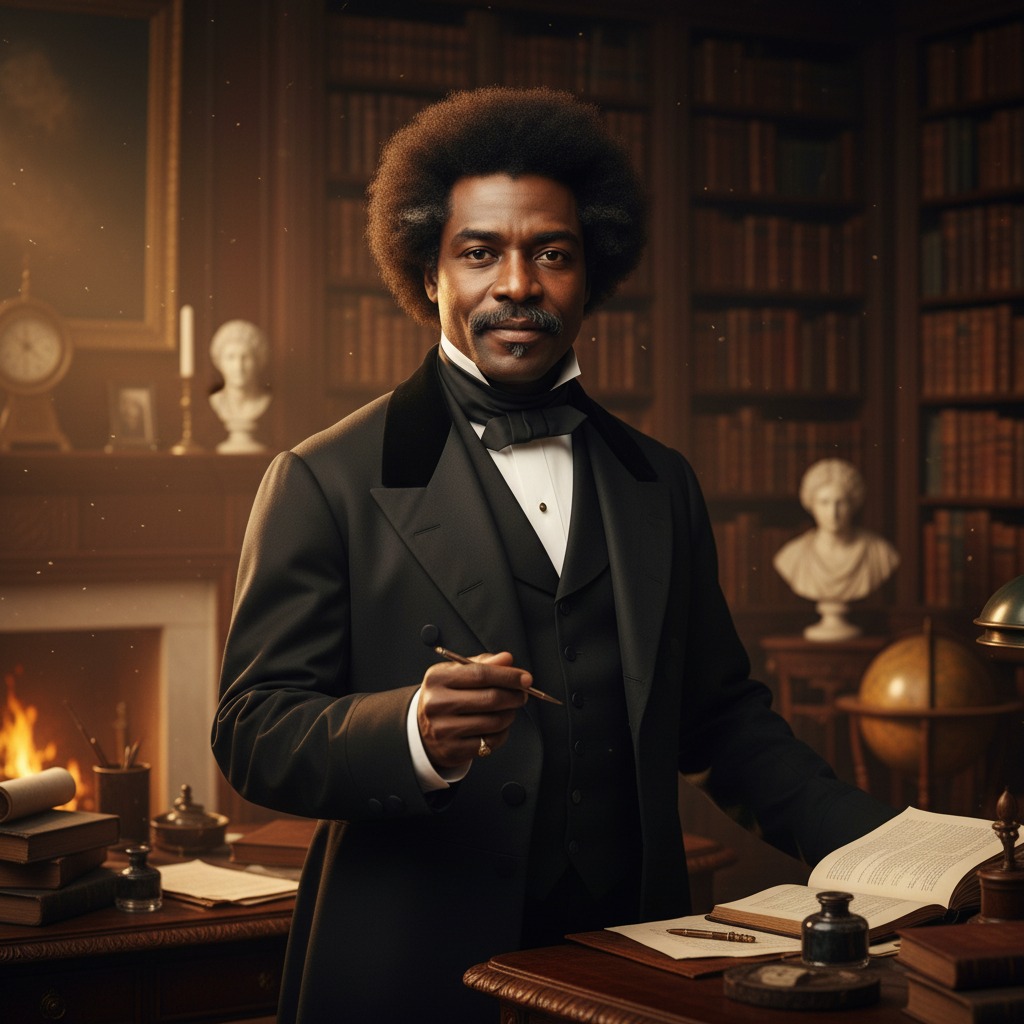 Frederick Douglass character hero