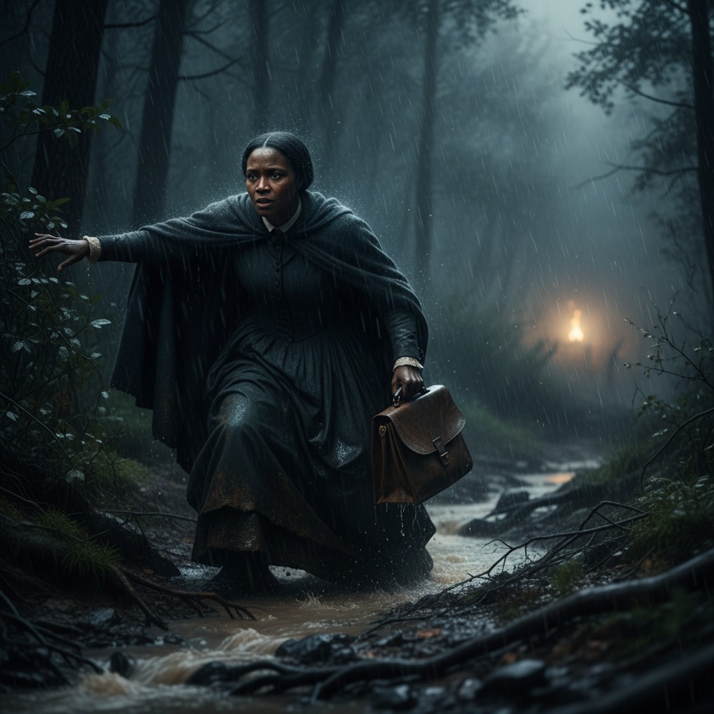 Harriet Tubman action shot