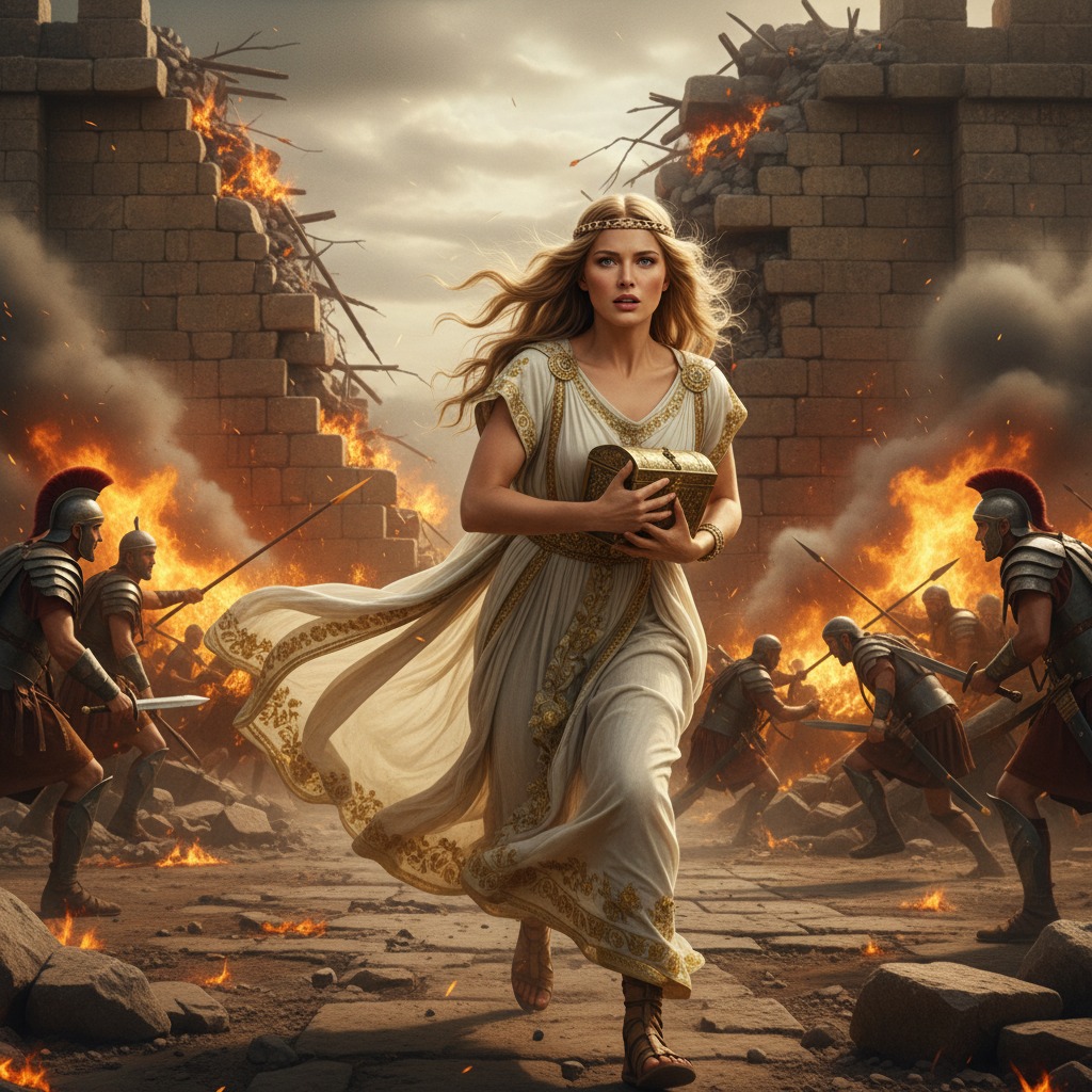 Helen of Troy action shot