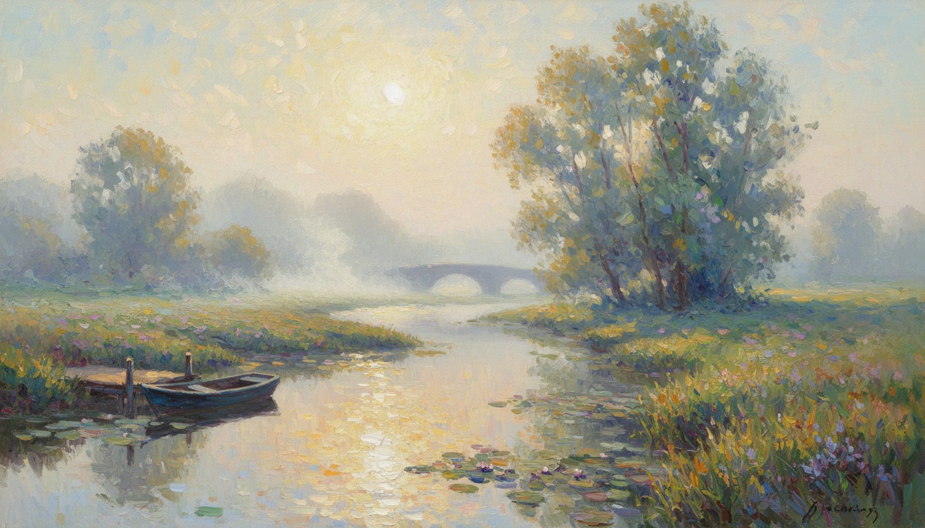 Impressionist style landscape