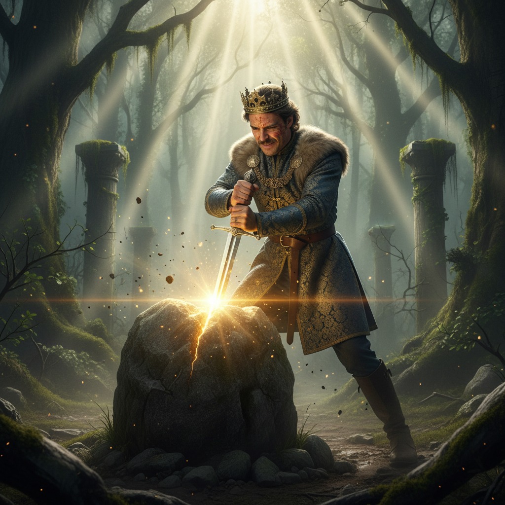 King Arthur action shot