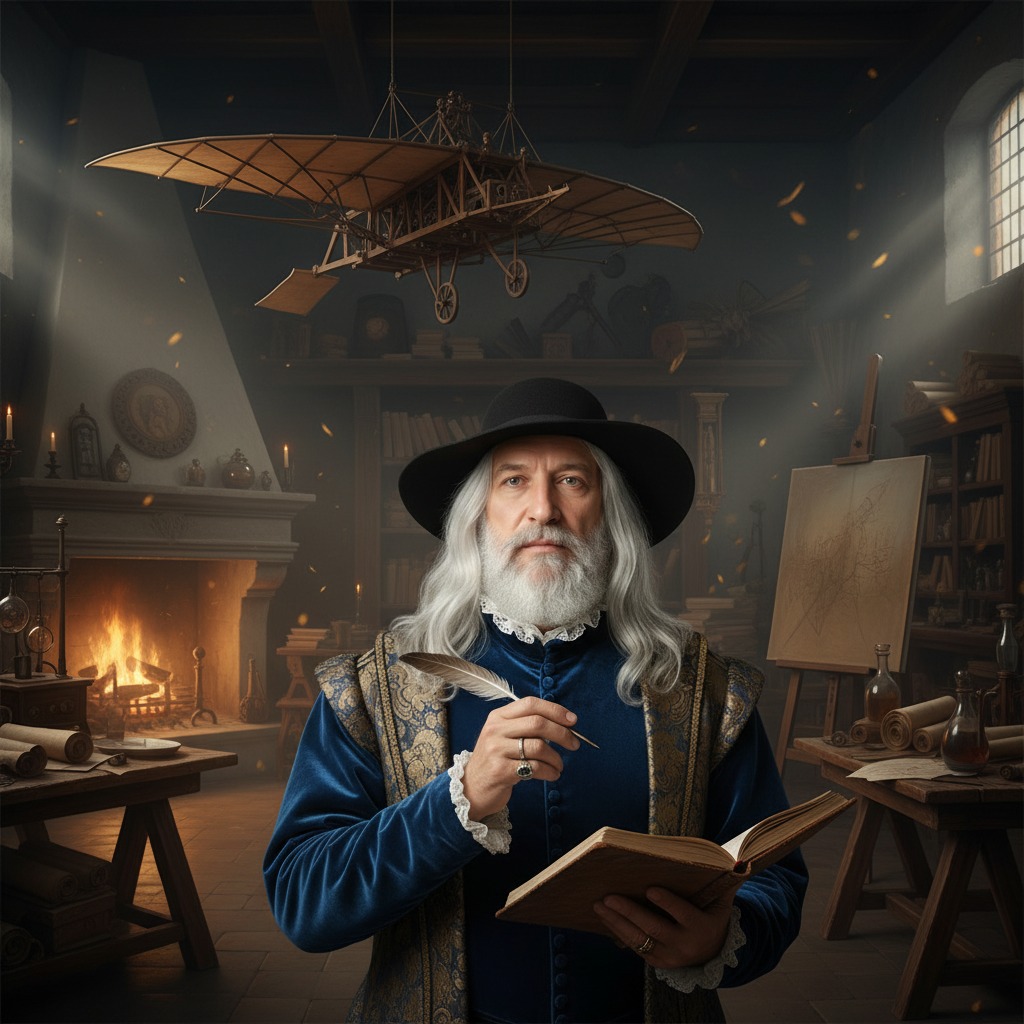 Leonardo da Vinci character hero