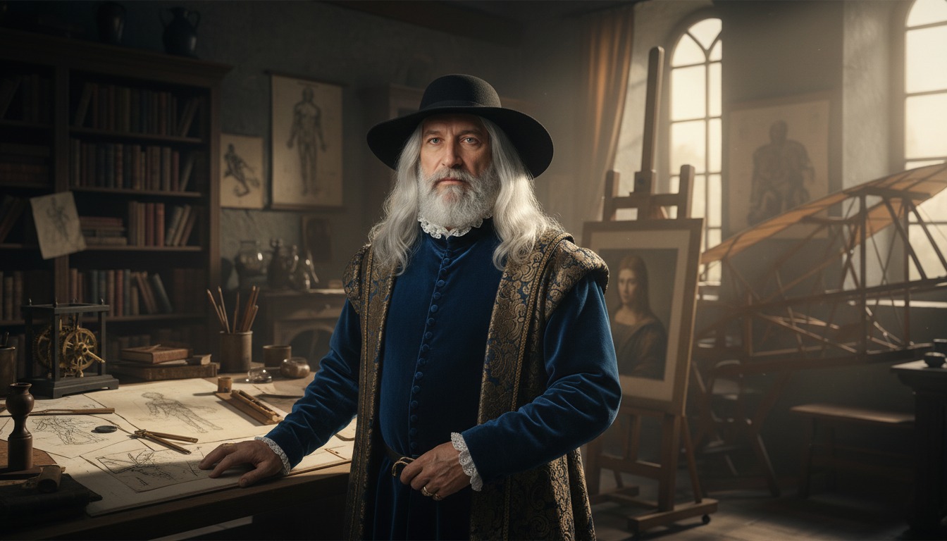 Leonardo da Vinci how-to step 1