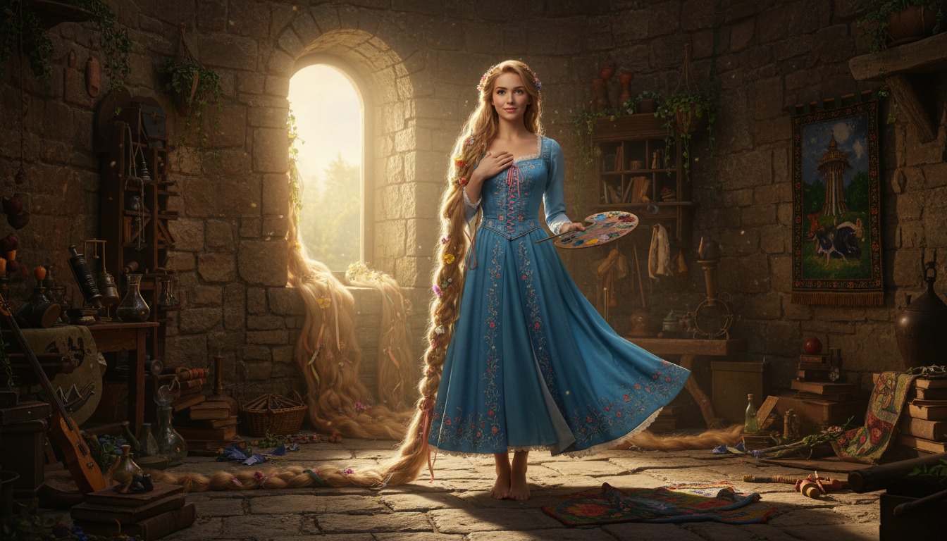 Choose Rapunzel character