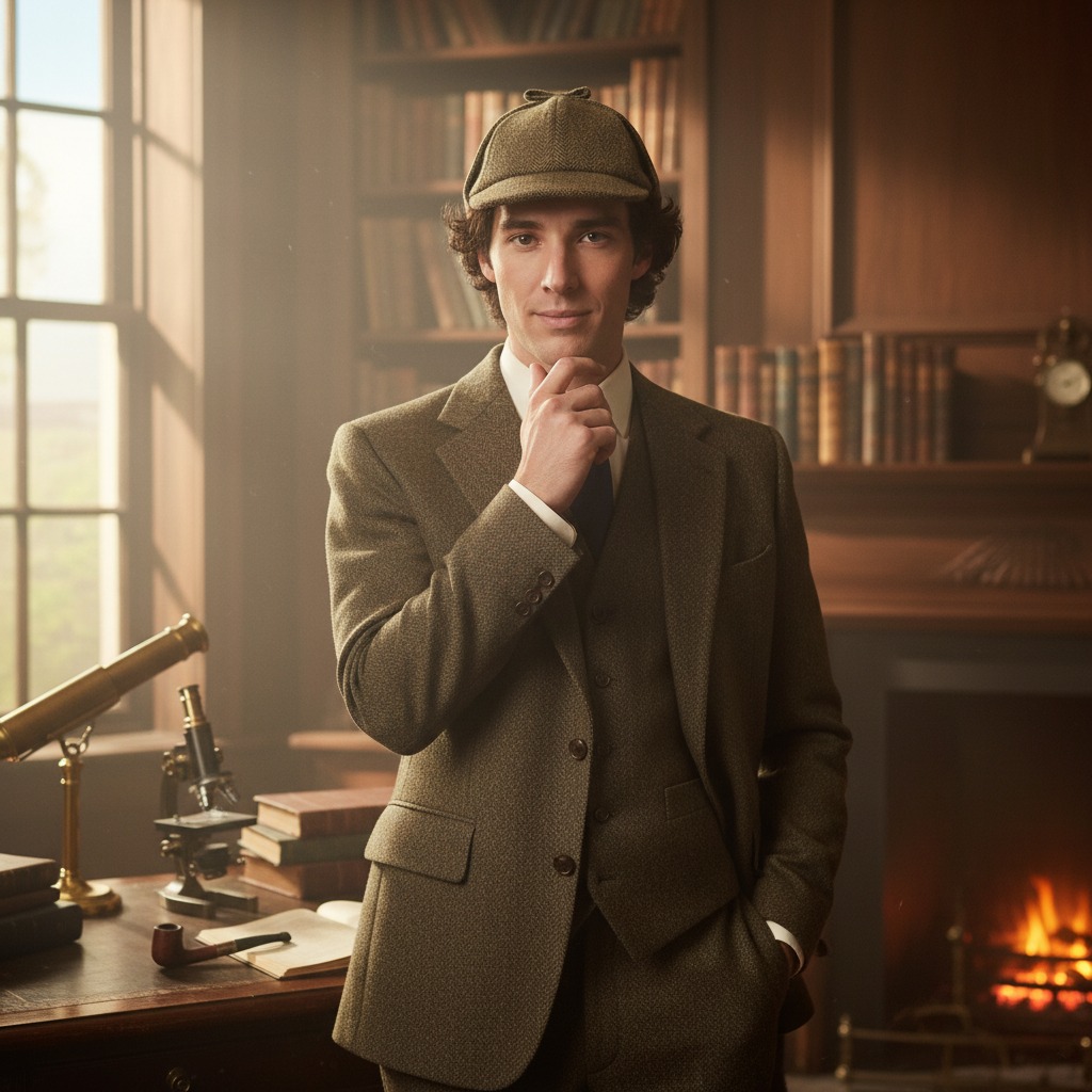 Sherlock Holmes character hero
