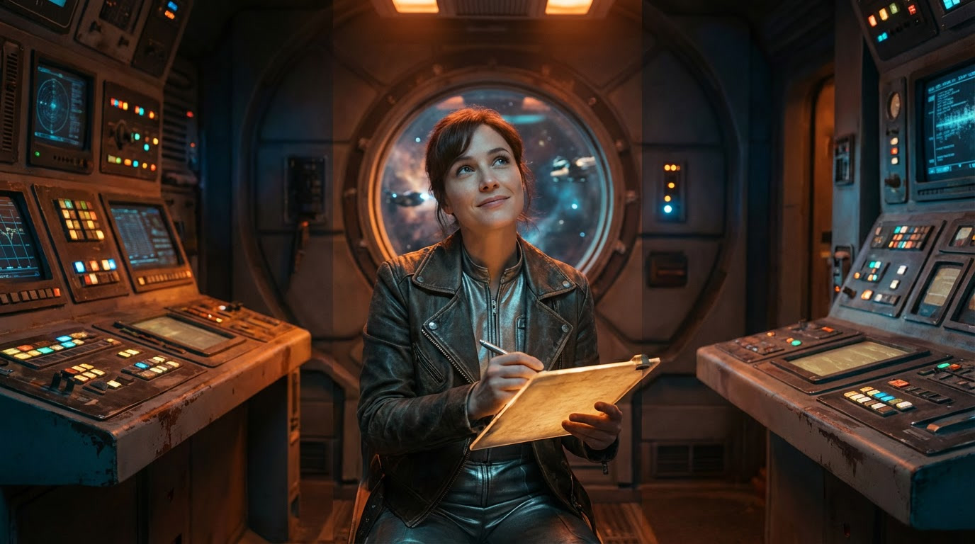 Step 2: Add your script to Space Opera video