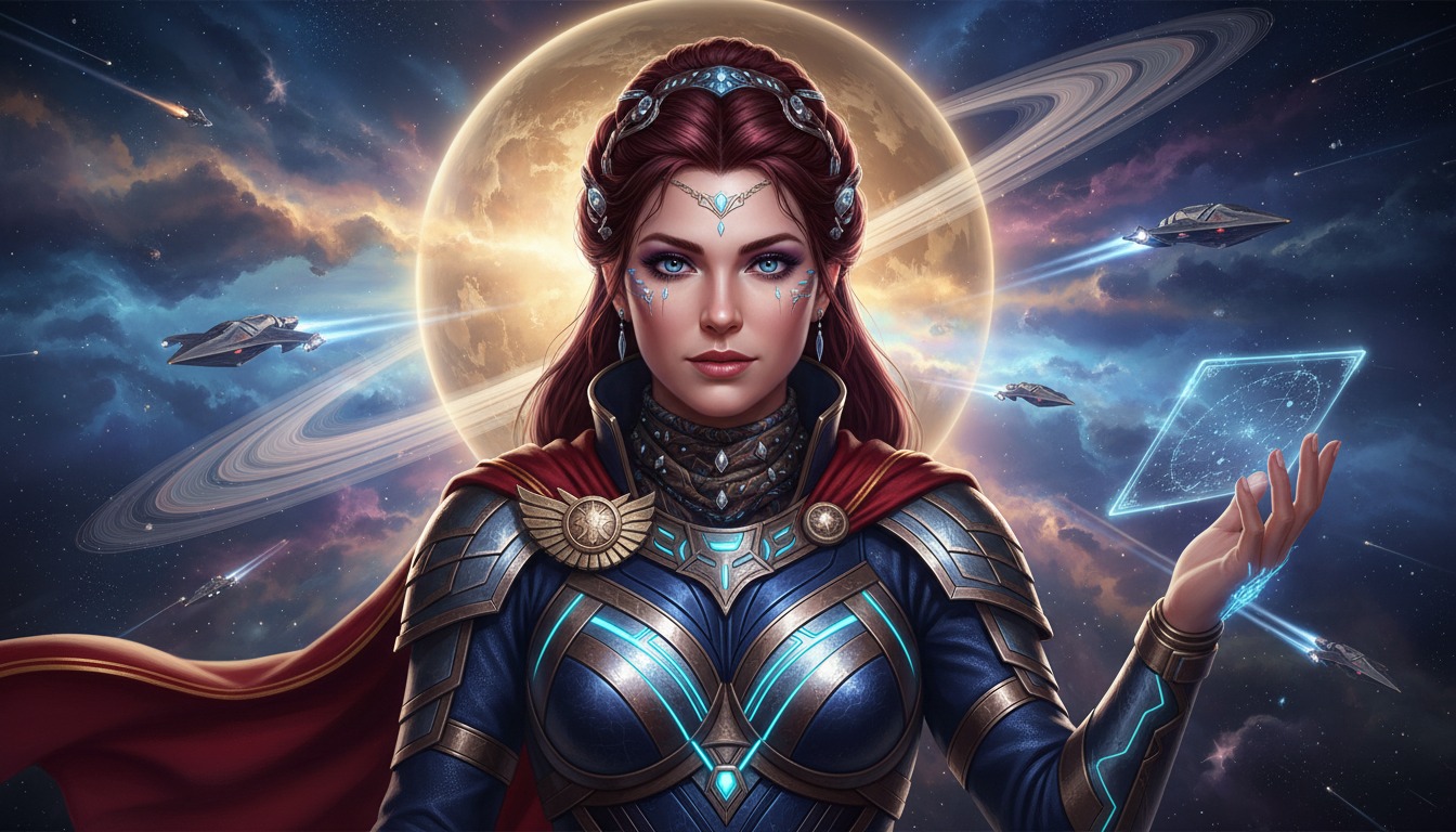 Space Opera style portrait